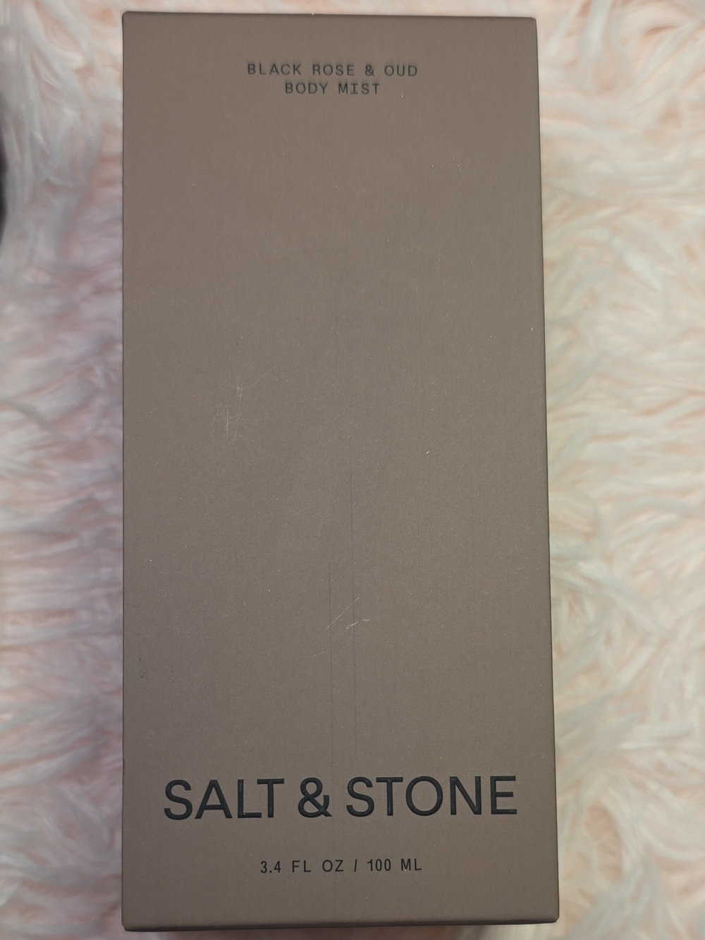 Salt & Stone Black Rose & Oud Body Mist — Brown